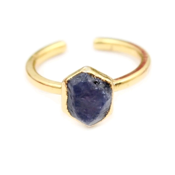 Raw Sapphire ring - Picture 8 of 11